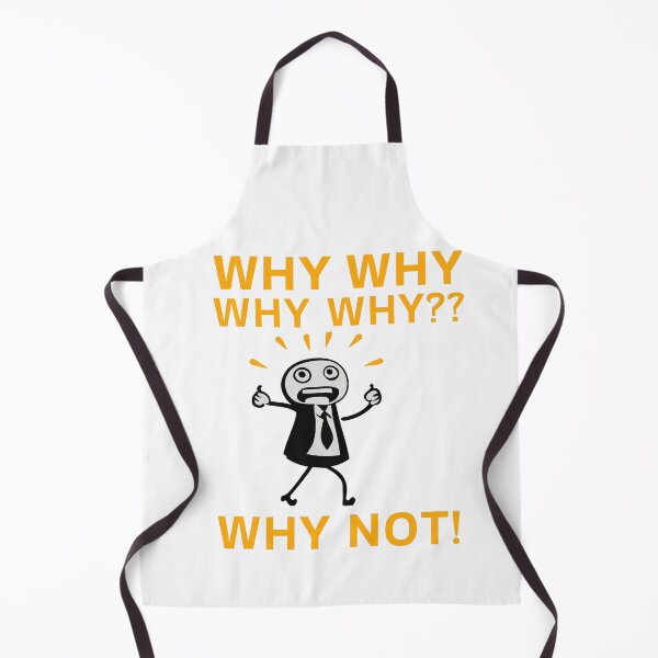 Item preview, Why Why Why Funny Overthinking Humor Design for Anxious Minds designed and sold by CyfroweMysli.