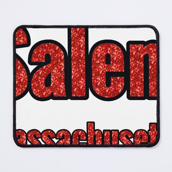 Item preview, Salem Massachusetts City Name With Red Rhinestone designed and sold by TheIconSmith.