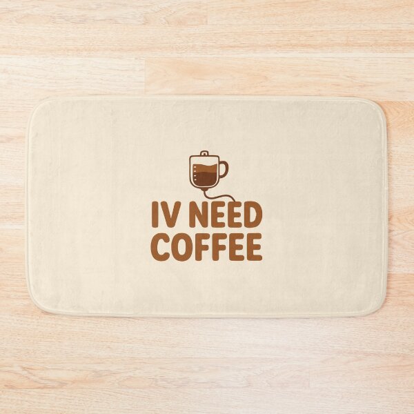 Item preview, IV Need Coffee Funny Nurse Medical Caffeine Drip Gift Design designed and sold by Dantin.