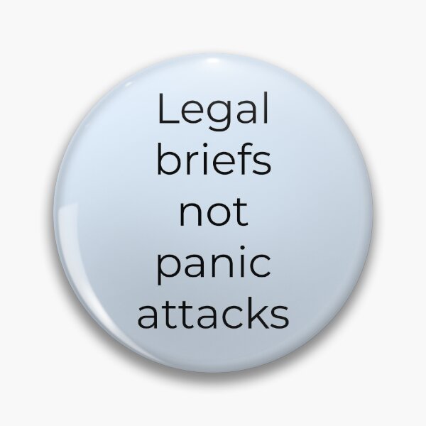 Item preview, Legal Briefs Not Panic Attacks – Mental Health Awareness for Lawyers | Attorney Wellness Design designed and sold by Creations by lyne.