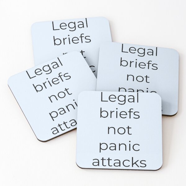 Item preview, Legal Briefs Not Panic Attacks – Mental Health Awareness for Lawyers | Attorney Wellness Design designed and sold by Creations by lyne.