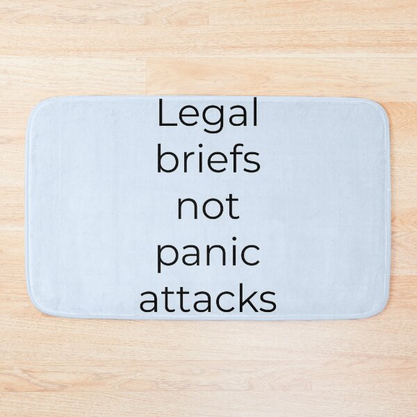 Item preview, Legal Briefs Not Panic Attacks – Mental Health Awareness for Lawyers | Attorney Wellness Design designed and sold by Creations by lyne.