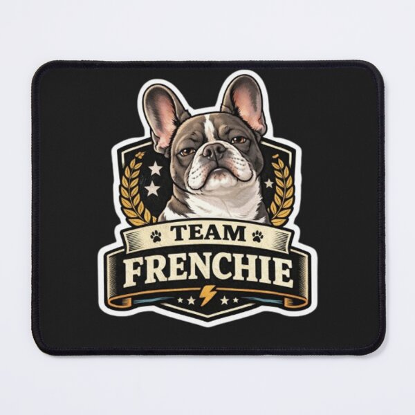 Item preview, French Bulldog Owners Club – Team Frenchie Dog Lover Vintage Badge Design designed and sold by Frenchie Fever.