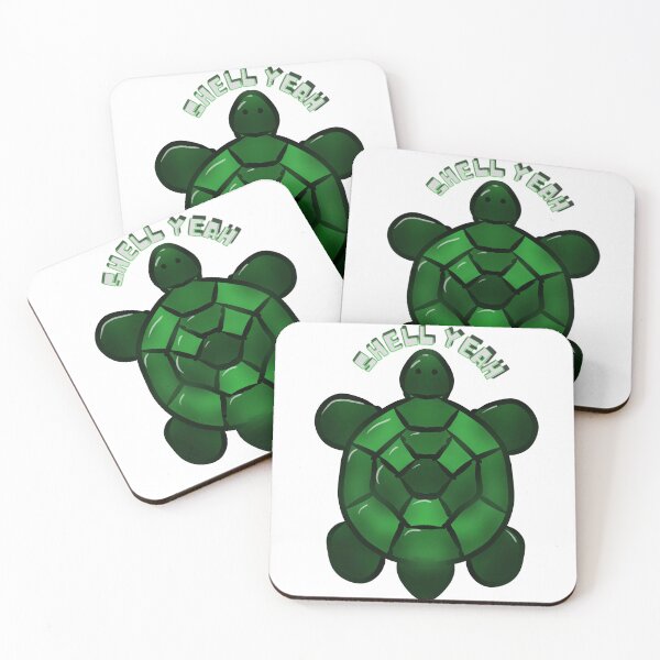 Item preview, Cute Turtle Shell Yeah Funny Pun Aesthetic Green Turtle Sticker Kawaii Animal Design designed and sold by HopeAndHustle.