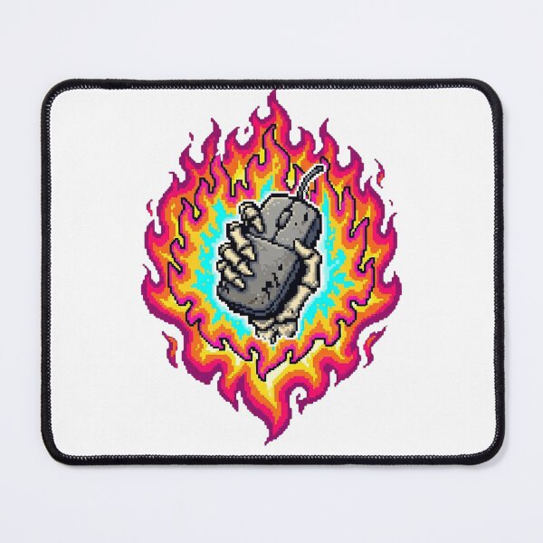 Item preview, Exhausted Dev Humorous IT Mouse Stickers designed and sold by Carlos M.