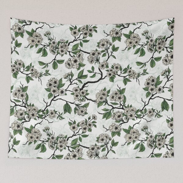 Item preview, Cherry blossom on white designed and sold by Katerina Mitkova Kirilova.