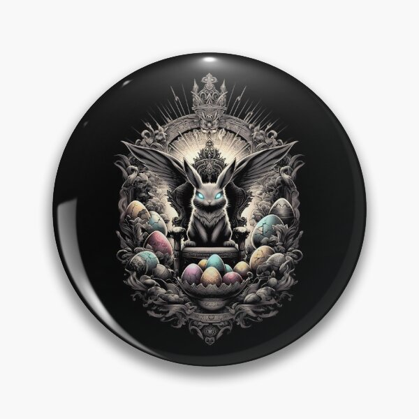 Item preview, Evil Easter Bunny King – Dark Gothic Royal Rabbit Design designed and sold by Art-Arcade6.