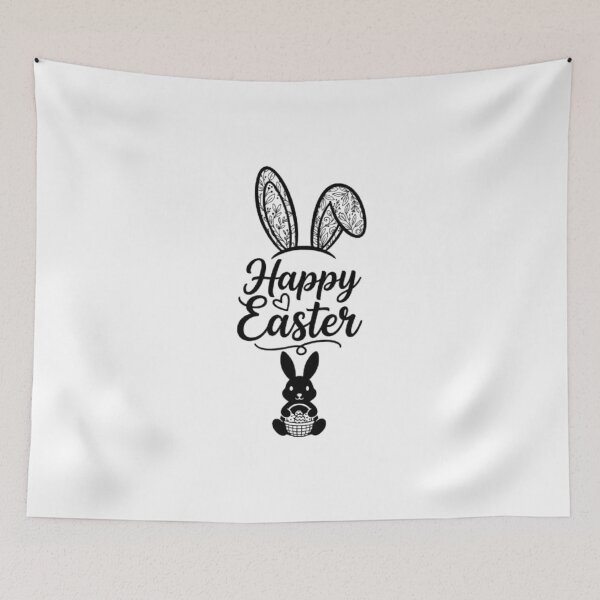 Item preview, Cute Happy Easter Bunny Gift For Her designed and sold by Thread&Fable.
