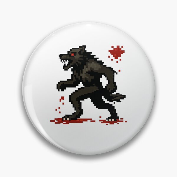 Item preview, Pixelated Bloody Beast – Werewolf designed and sold by NextNoob485.