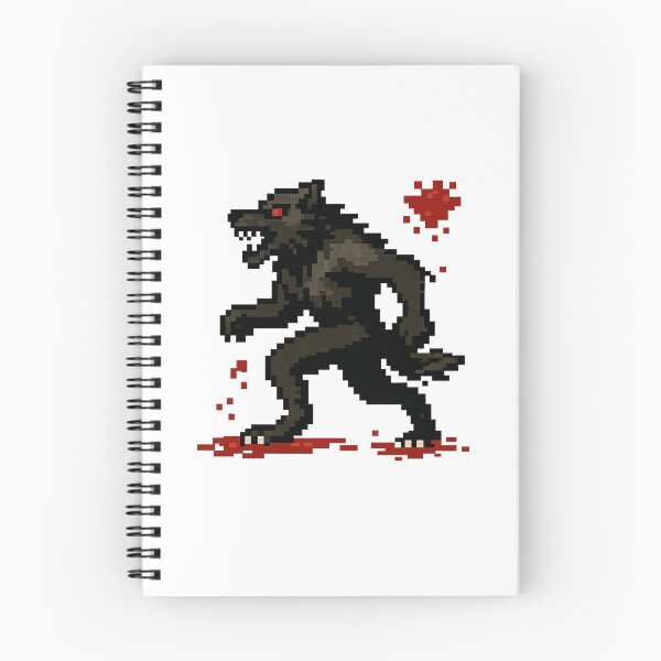 Item preview, Pixelated Bloody Beast – Werewolf designed and sold by NextNoob485.