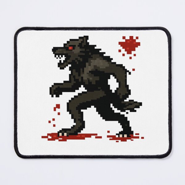 Item preview, Pixelated Bloody Beast – Werewolf designed and sold by NextNoob485.