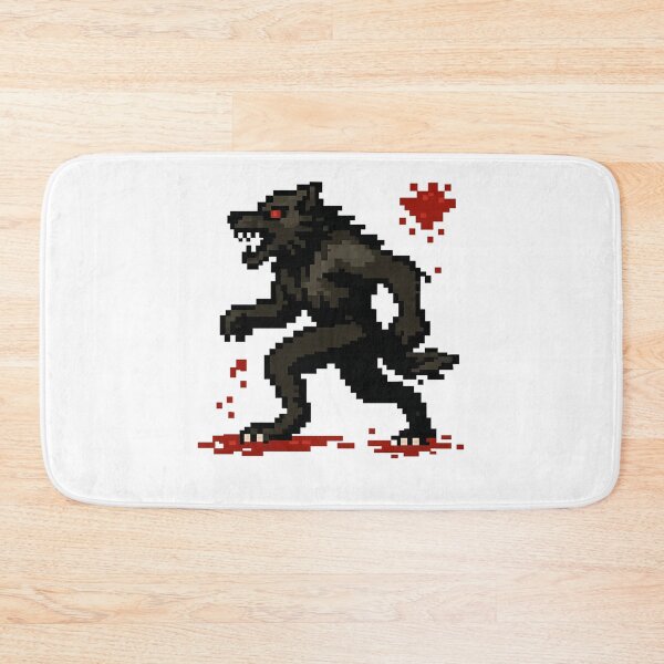 Item preview, Pixelated Bloody Beast – Werewolf designed and sold by NextNoob485.