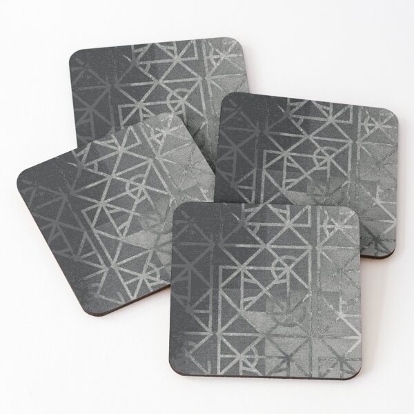 Item preview, Dark Geometric Abstract Pattern Texture designed and sold by RidaSalArt.