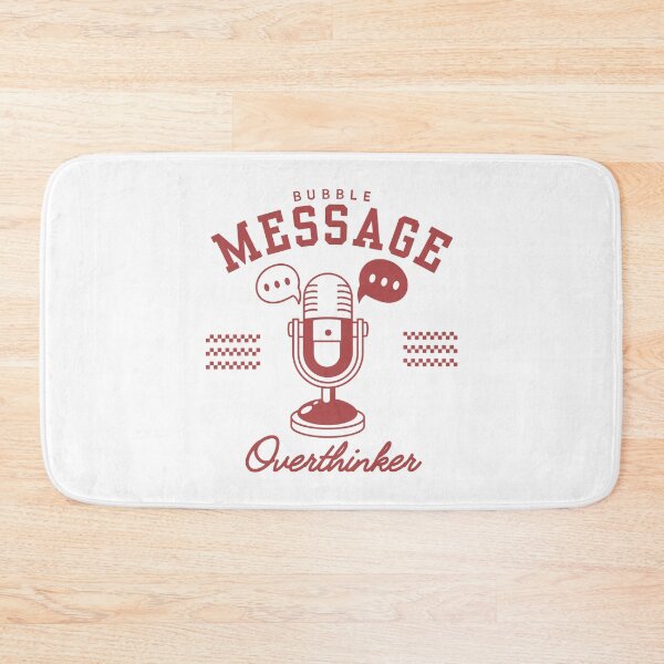 Item preview, Bubble message overthinker designed and sold by Peerless-Prime.