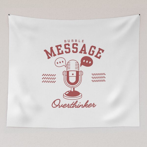 Item preview, Bubble message overthinker designed and sold by Peerless-Prime.