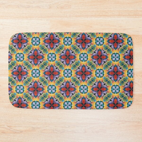 Item preview, Vibrant Geometric Mandala Pattern with Bright Colors designed and sold by RidaSalArt.