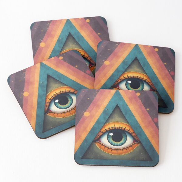 Item preview, Mystical Eye over the Golden Ocean designed and sold by Mianku | Für das Leben.