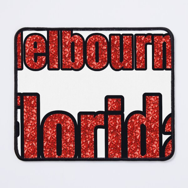 Item preview, Melbourne Florida City Name With Red Rhinestone designed and sold by TheIconSmith.