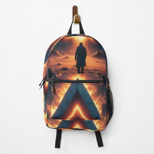 Item preview, Archaic pyramid and lone wanderer designed and sold by Mianku | Für das Leben.