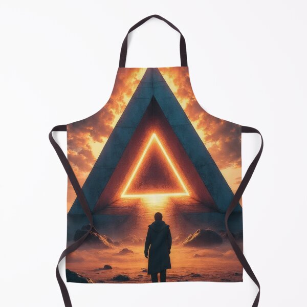 Item preview, Archaic pyramid and lone wanderer designed and sold by Mianku | Für das Leben.
