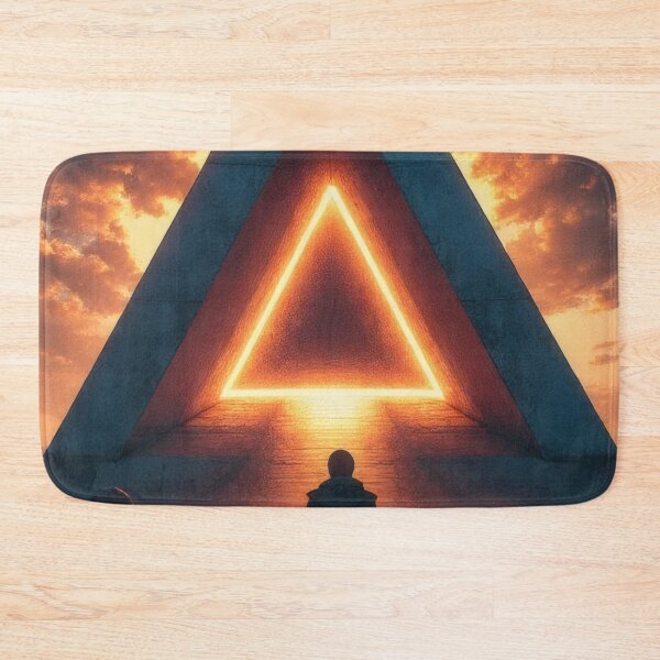 Item preview, Archaic pyramid and lone wanderer designed and sold by Mianku | Für das Leben.