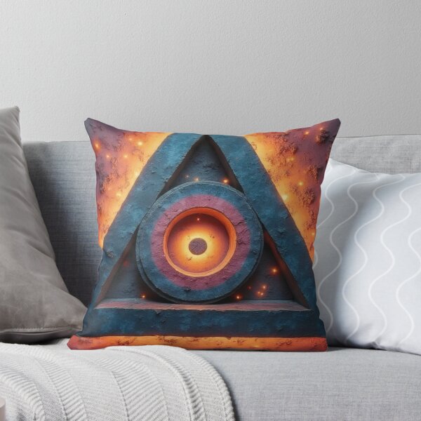 Item preview, Mystical triangle with a glowing circular eye designed and sold by Mianku | Für das Leben.