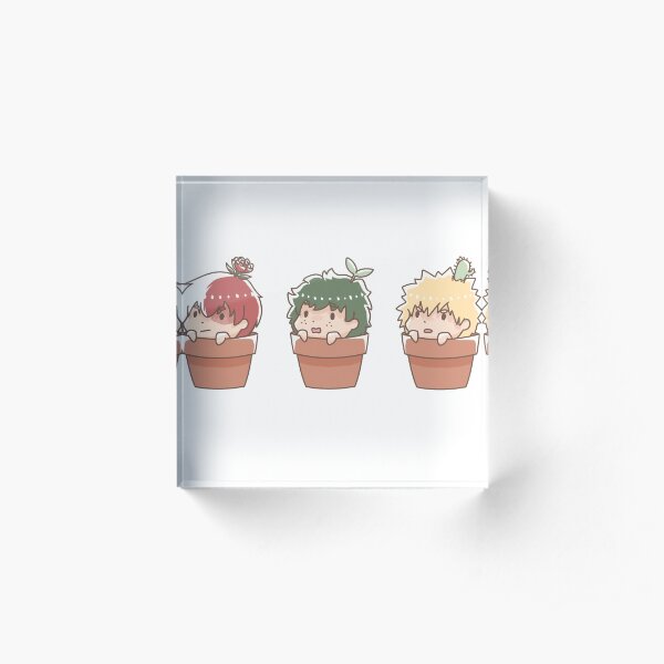 boys will be... plants? Acrylic Block