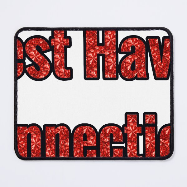 Item preview, West Haven Connecticut City Name With Red Rhinestone designed and sold by TheIconSmith.