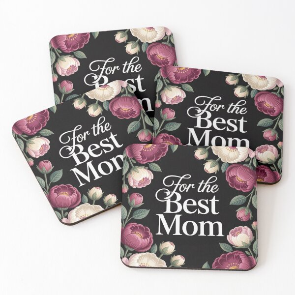 Item preview, Best Mom Ever – Floral Frame Typography Gift Design designed and sold by myforestfog.