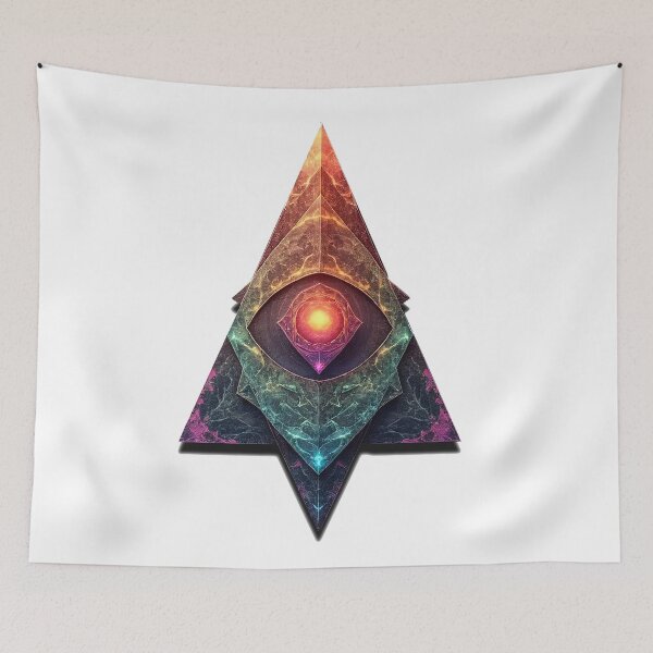 Item preview, Cosmic geometric arrowhead eye designed and sold by Mianku | Für das Leben.
