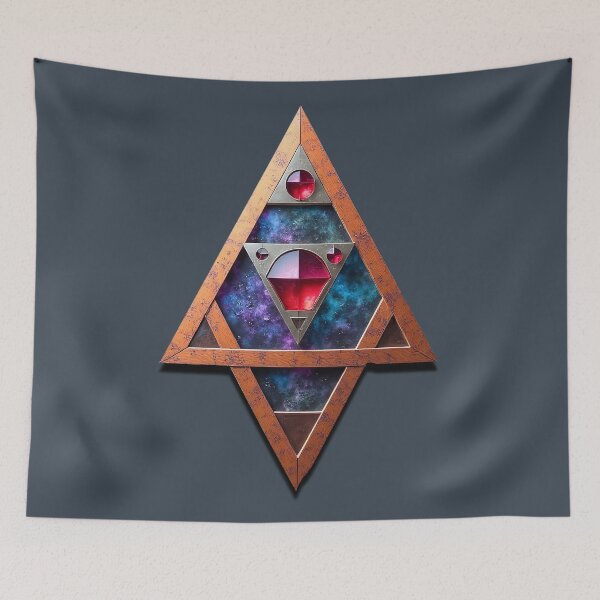 Item preview, Geometric arrow with ruby designed and sold by Mianku | Für das Leben.