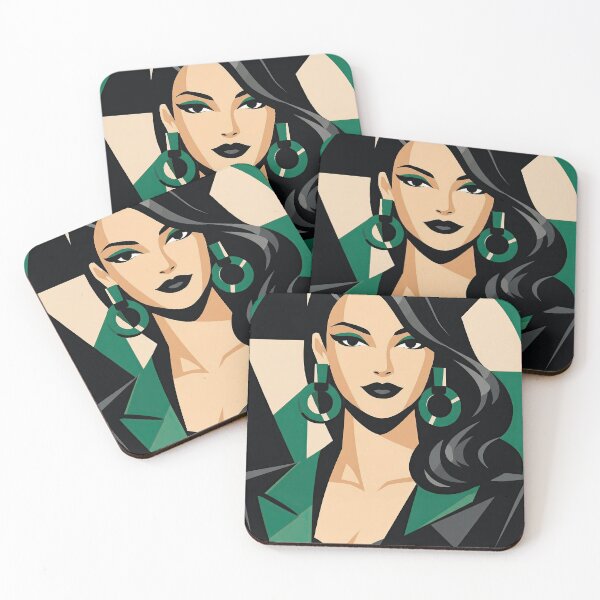 Item preview, Geometric Elegance – Modern Fashion Icon designed and sold by ForeverPrintsOK.