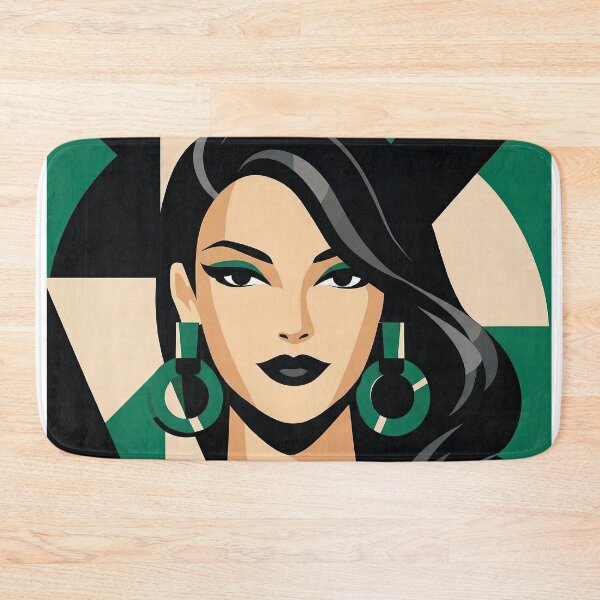 Item preview, Geometric Elegance – Modern Fashion Icon designed and sold by ForeverPrintsOK.