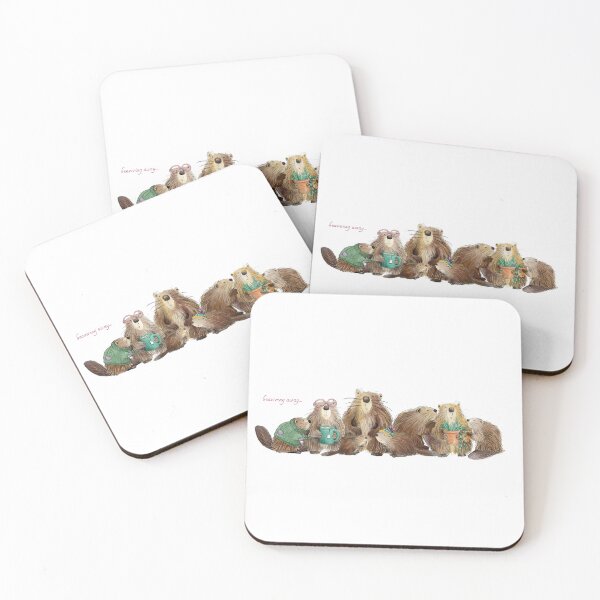 Item preview, Just Beavering Away - Beaver Family designed and sold by CRedgate-ART.
