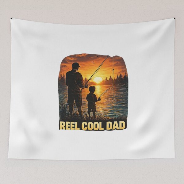 Item preview, Reel Cool Dad Funny Fishing Dad Design designed and sold by Madewithlove98.
