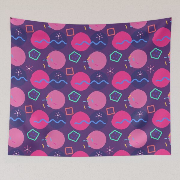 Item preview, Neon Memphis Geometric Pattern designed and sold by RidaSalArt.