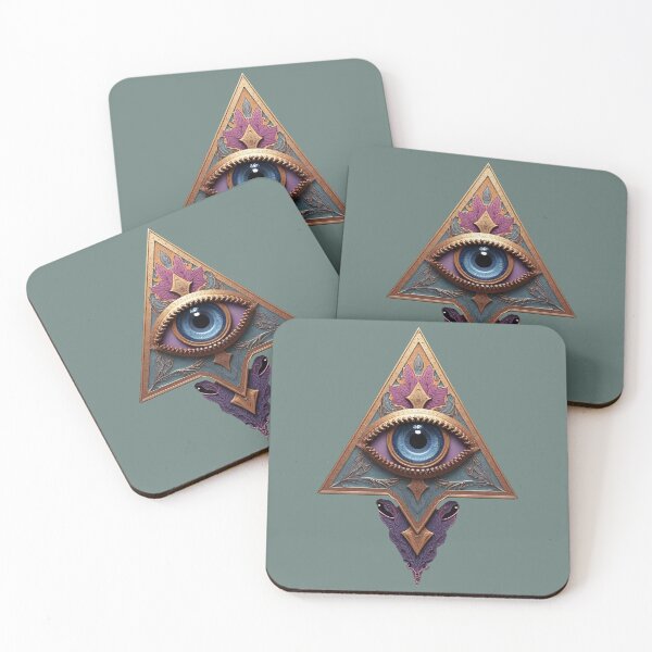 Item preview, Royal geometric arrow with eye designed and sold by Mianku | Für das Leben.
