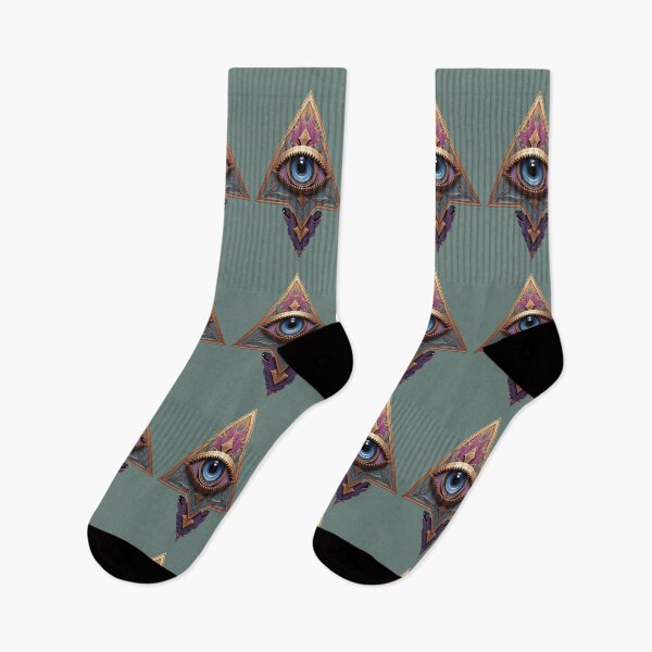 Item preview, Royal geometric arrow with eye designed and sold by Mianku | Für das Leben.