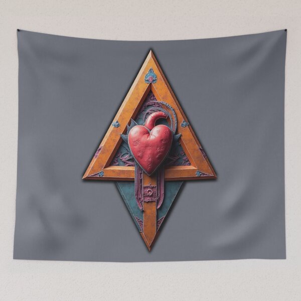 Item preview, Geometric arrow with heart designed and sold by Mianku | Für das Leben.
