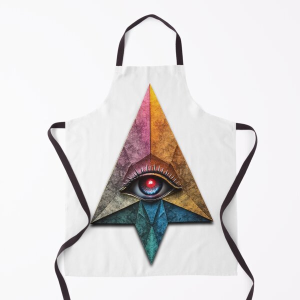Item preview, geometric arrowhead with lens with eye designed and sold by Mianku | Für das Leben.