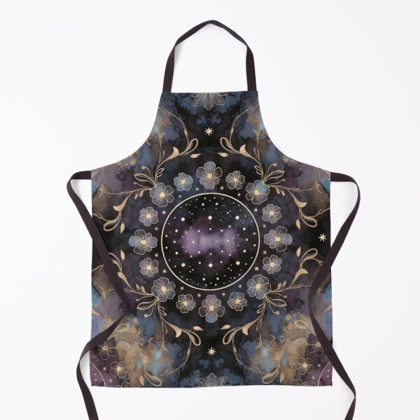 Item preview, Celestial Floral Mandala Nebula Pattern designed and sold by RidaSalArt.