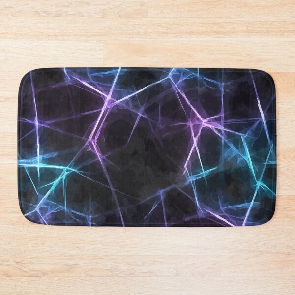 Item preview, Neon Cosmic Lightning Abstract Pattern designed and sold by RidaSalArt.