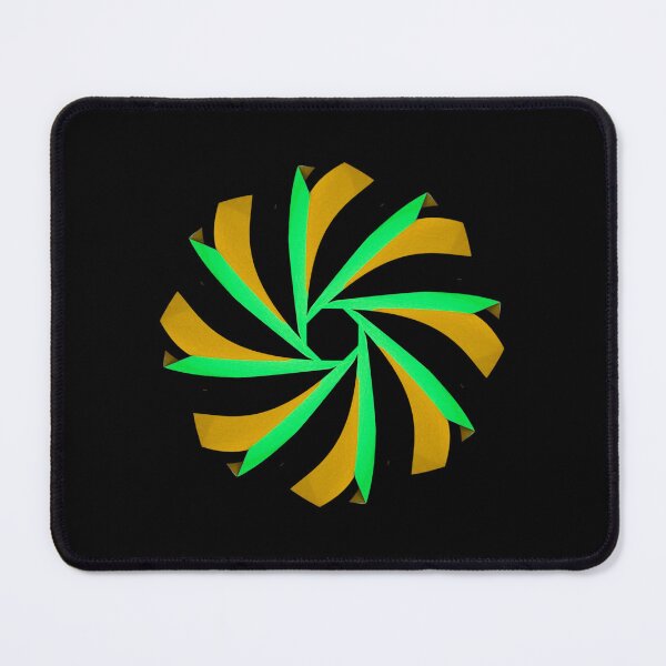 Item preview, Green and yellow mandala designed and sold by Meo Design.