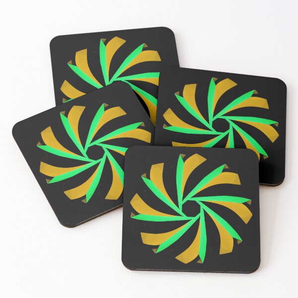 Item preview, Green and yellow mandala designed and sold by Meo Design.