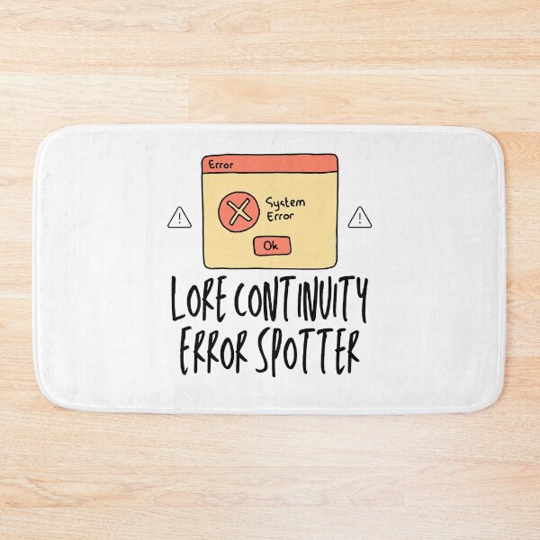 Item preview, Lore continuity error spotter designed and sold by Peerless-Prime.