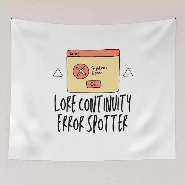 Item preview, Lore continuity error spotter designed and sold by Peerless-Prime.
