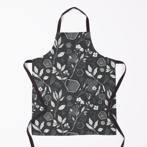 Item preview, Monochrome Geometric Floral Pattern designed and sold by RidaSalArt.