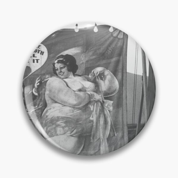 Item preview, Vintage traveling carnival advertisement roadside signs at Strawberry Festival, Plant City, Florida black and white photographic art print designed and sold by Astrid Arkhangelsky.