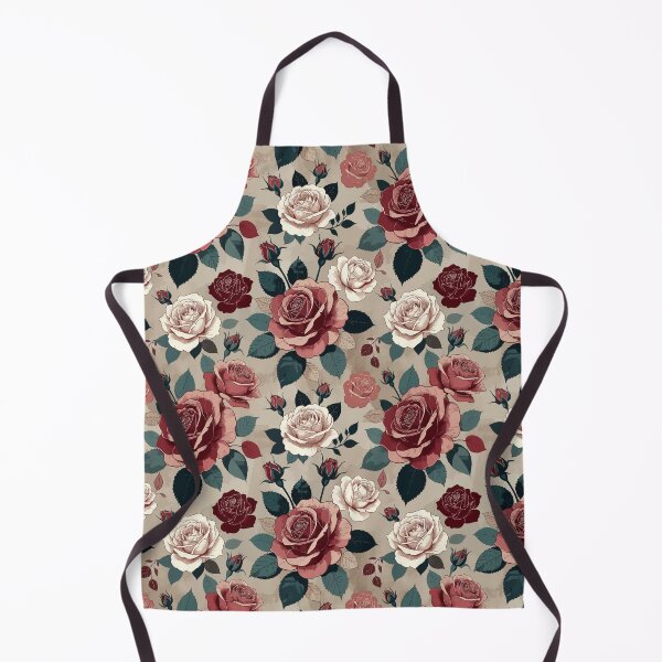 Item preview, Vintage Rose Floral Pattern designed and sold by RidaSalArt.