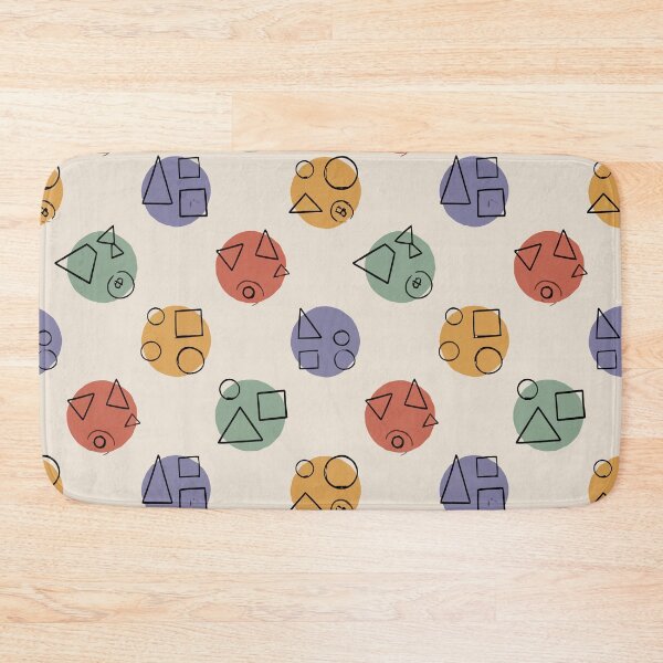 Item preview, Colorful Geometric Shapes Pattern designed and sold by RidaSalArt.